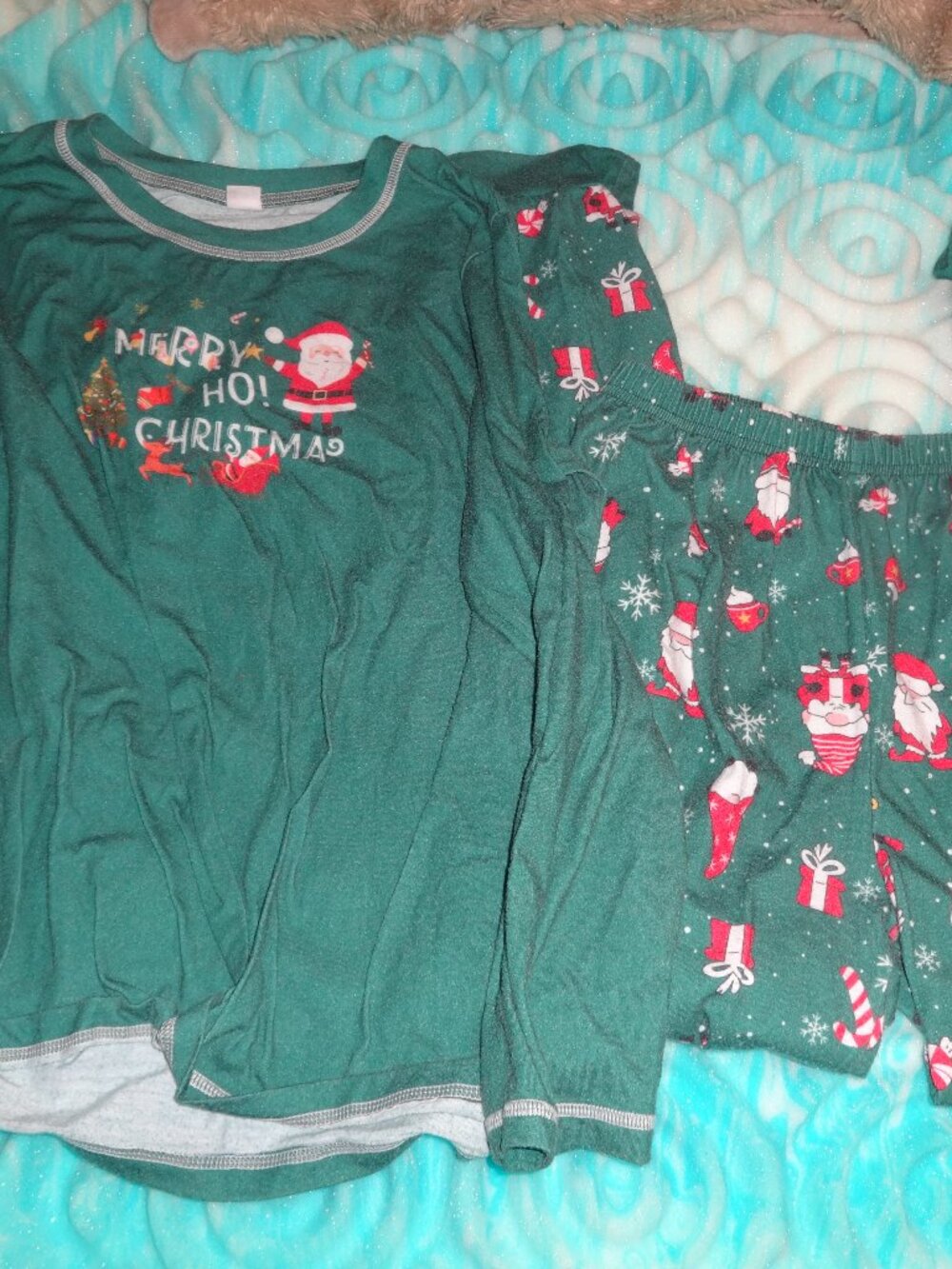 UNISEX KIDS CHRISTMAS-THEMED PAJAMA SET SIZE 160 (14-16) NWOT